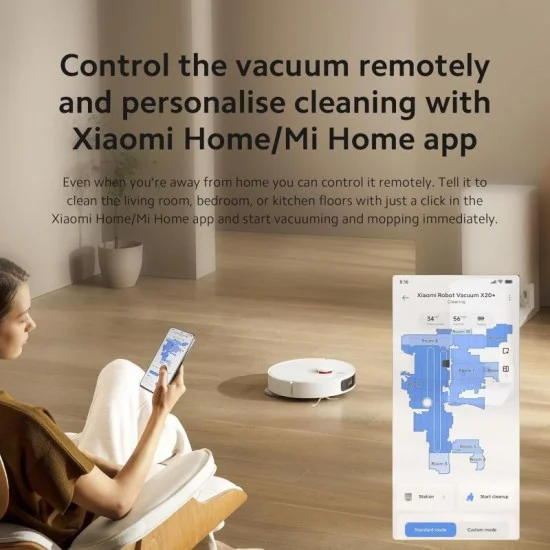 Xiaomi Robot Vacuum X20+ Uk - White